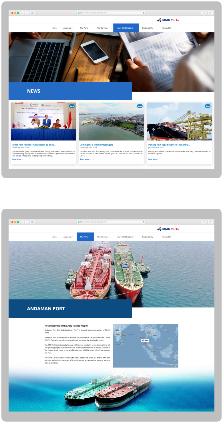 mmc-port-website-design-malaysia