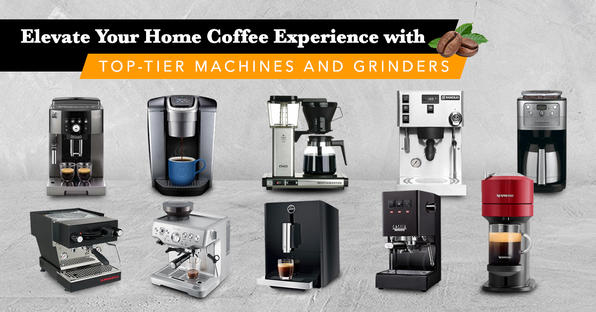 Read more about the article Elevate Your Home Coffee Experience with Top-Tier Machines and Grinders