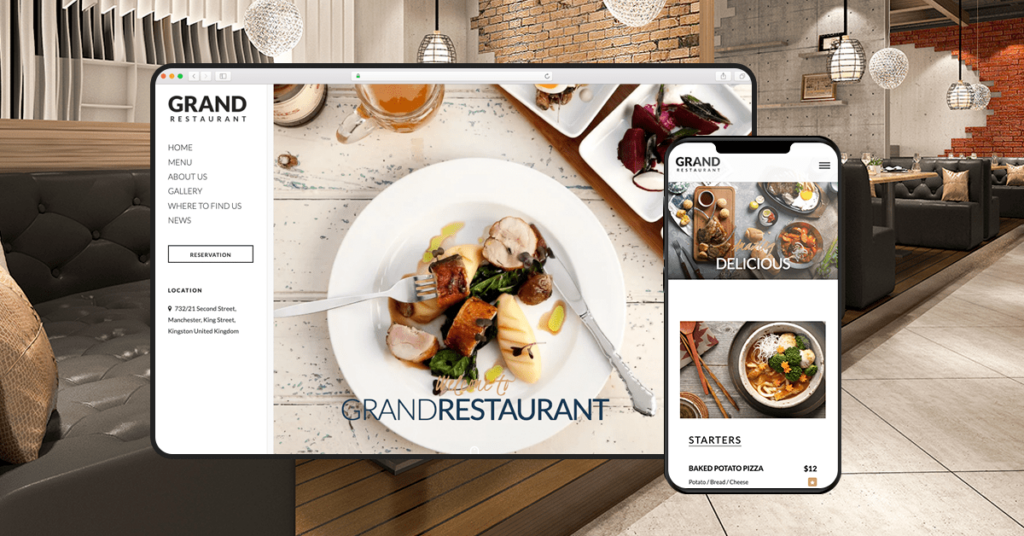 restaurant websites of 2024 for online visitors