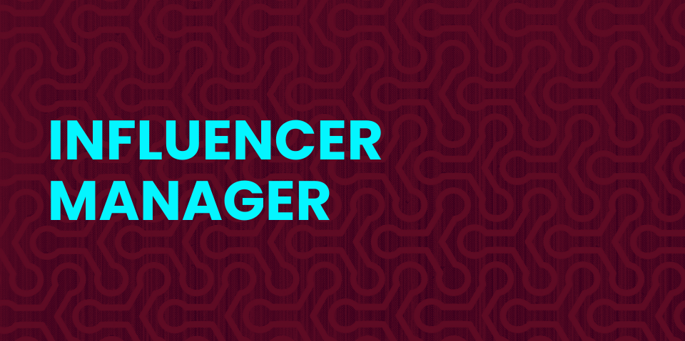 influencer manager at WDD