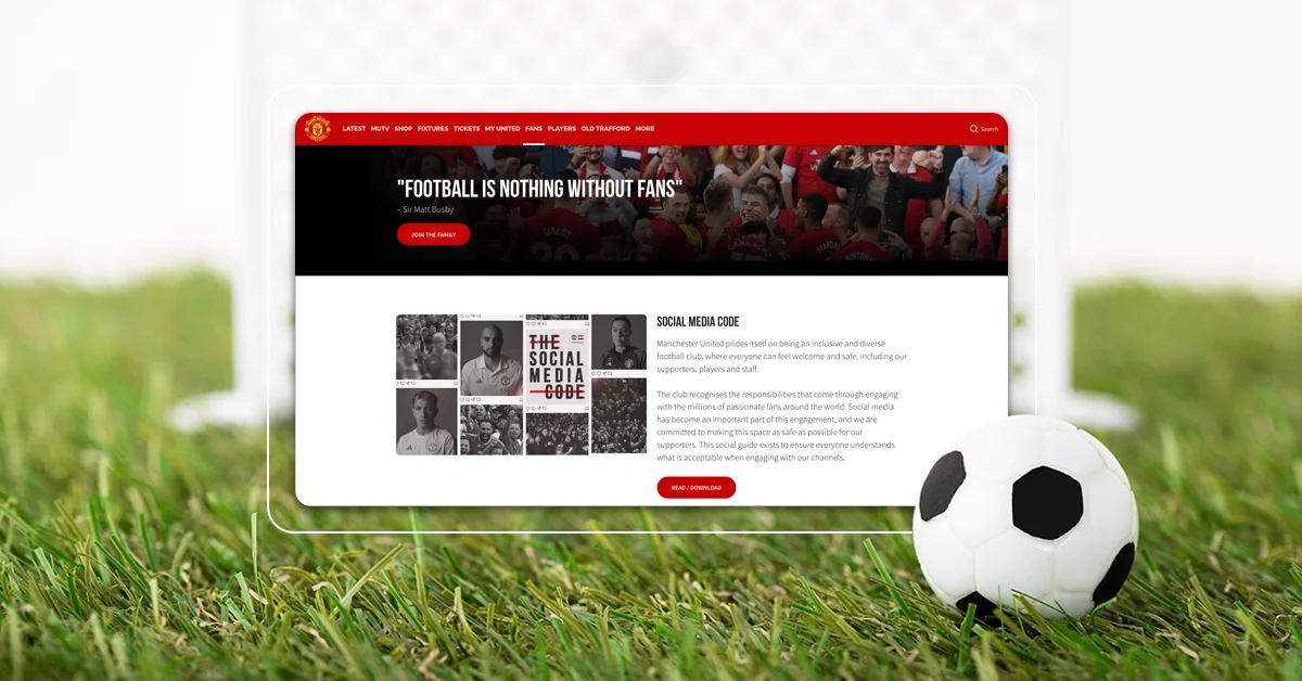Analysing the Play: How Manchester United's Web Strategy Boosts Fan Engagement