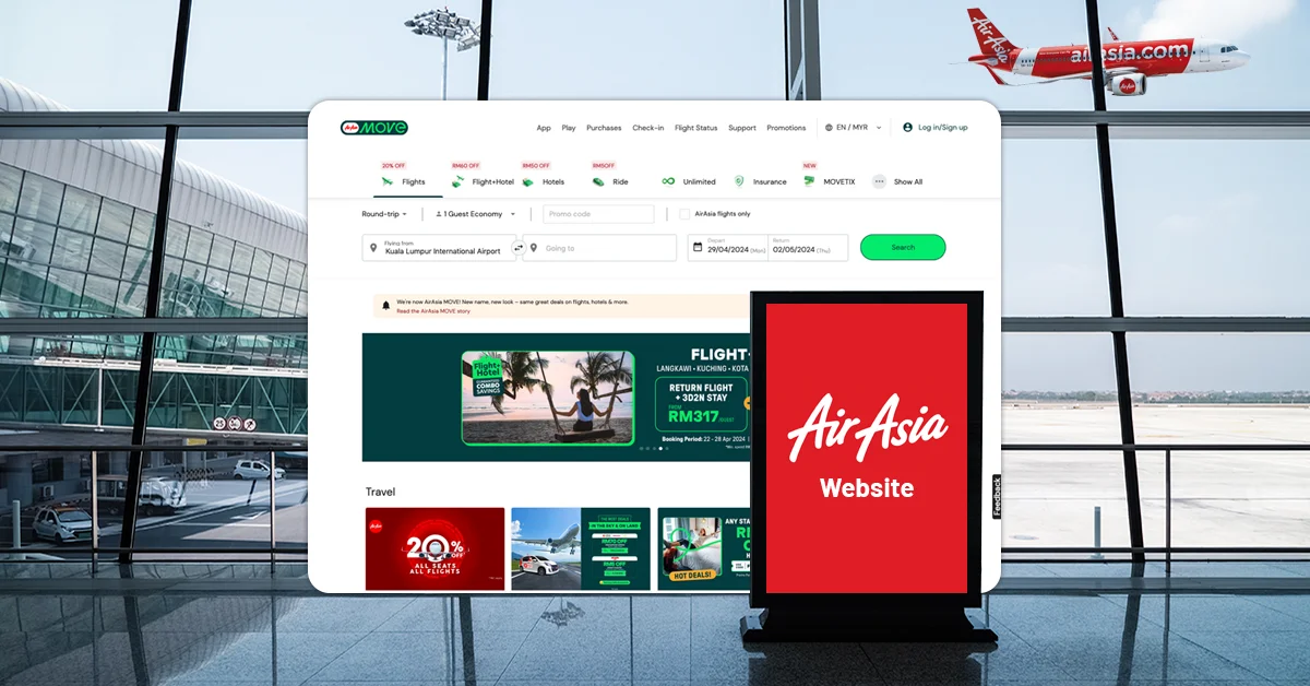 Role of AirAsia's Website in Crisis Management
