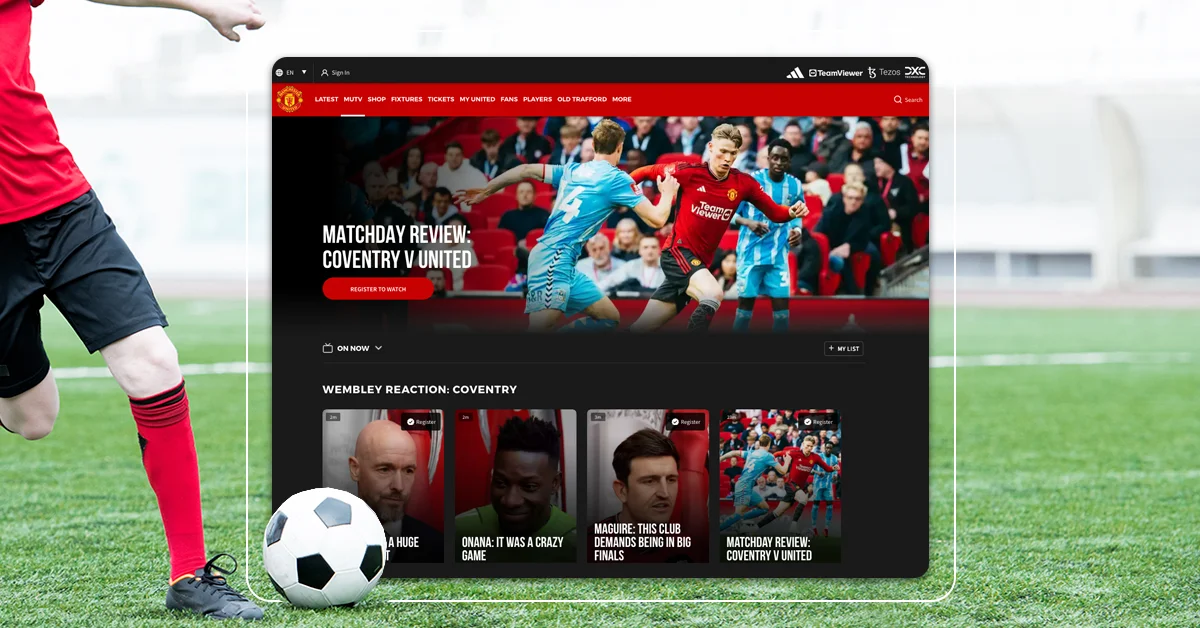 Scoring Goals with Manchester United's Engaging Webpages