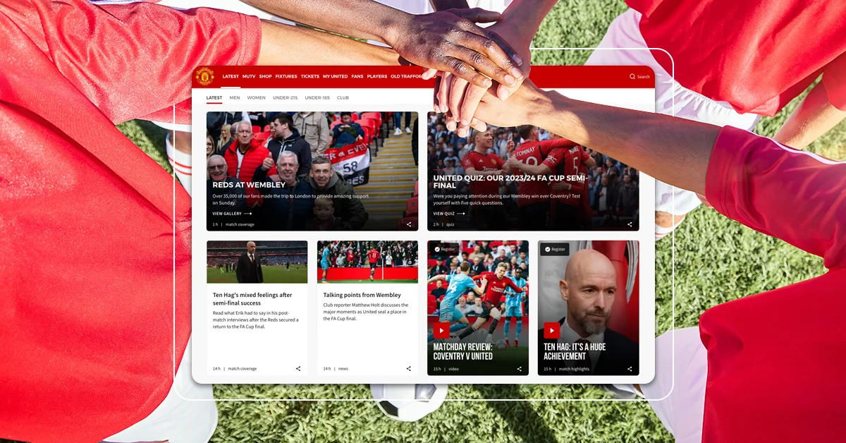The Game Plan Behind Manchester United's Website Design