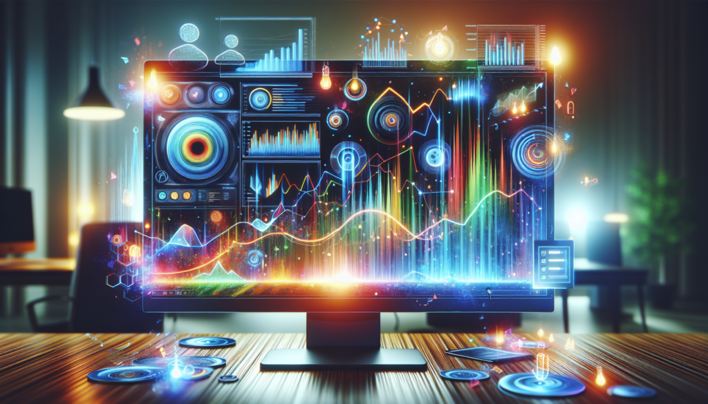 An illustration depicting the use of Google Analytics for monitoring website performance.