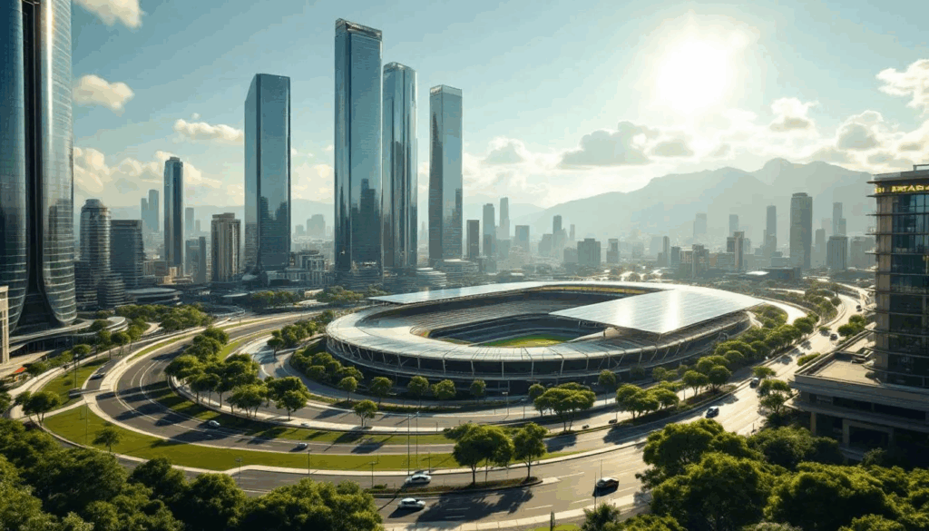 the green energy city in Bandar Malaysia as part Madani sustainability investments solar ESG stratregy for global business leaders to spend money here.