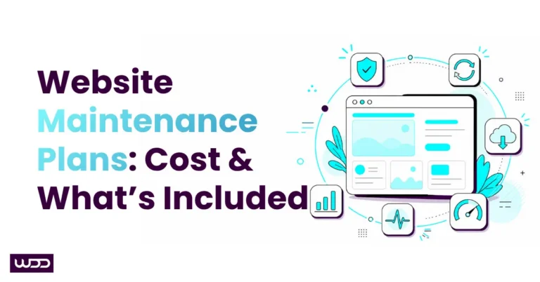 what is website maintenance cost and whats included this year